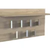 Appendiabiti a muro 70x40x20 cm rovere MIT6