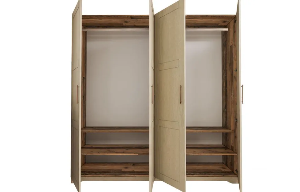 Armadio a 4 ante battenti beige AI16