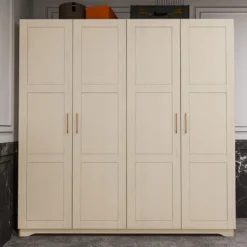 Armadio a 4 ante battenti beige AI16