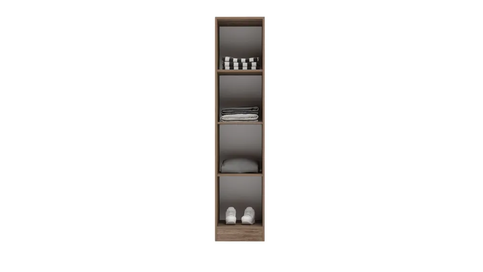 Armadio a colonna 1 anta 40x181x52 cm marrone AG44