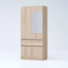 Armadio 4 ante e 1 cassetto 90x200x52 cm rovere AG55