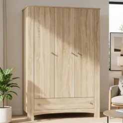 Armadio 3 ante in rovere scuro AI1016