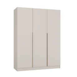 Armadio 3 ante 150x200 cm design elegante beige cashmere AT17