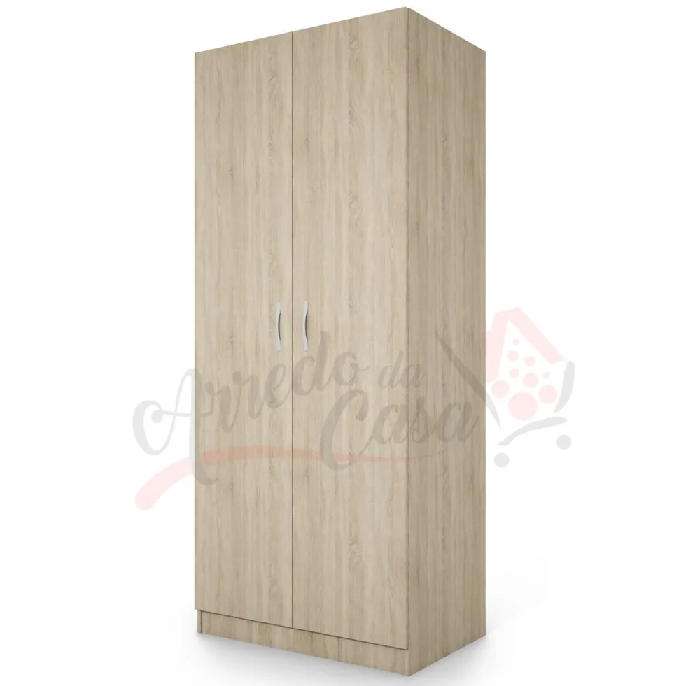 Armadio due ante in wengè e rovere AI1001