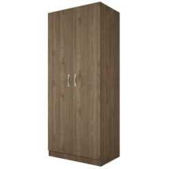 Armadio due ante in wengè e rovere AI1001
