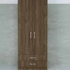 Armadio due ante 80x191 cm con cassetti AI1008