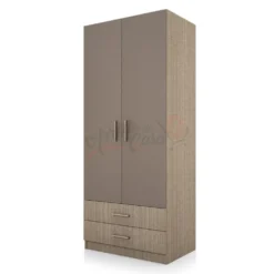 Armadio due ante 80x191 cm con cassetti AI1008