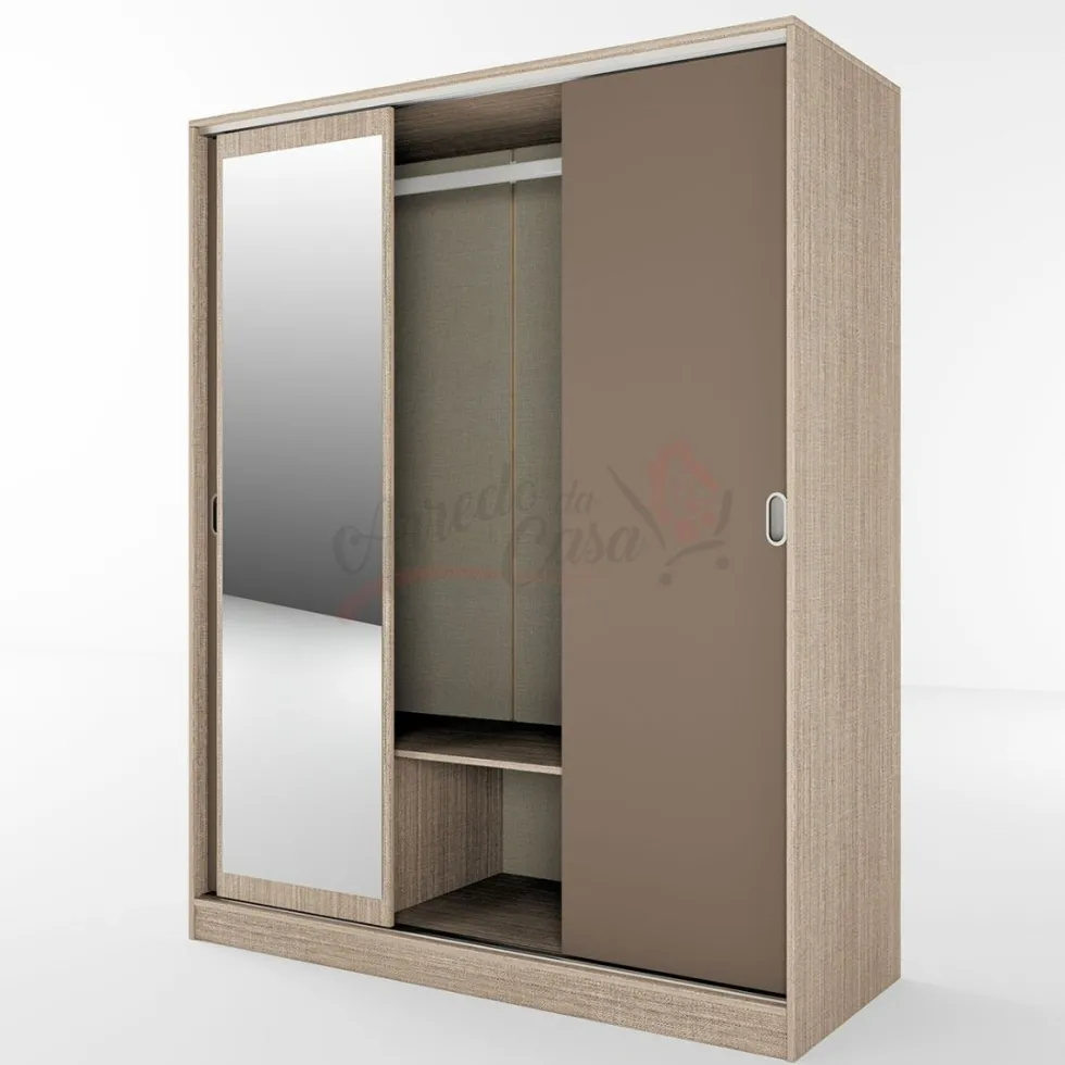 Armadio guardaroba ad ante scorrevoli 150x191 cm AI1006