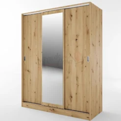 Armadio guardaroba ad ante scorrevoli 150x191 cm AI1006
