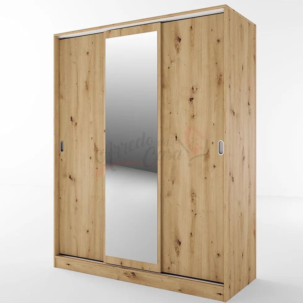 Armadio guardaroba ad ante scorrevoli 150x191 cm AI1006