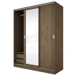 Armadio guardaroba ad ante scorrevoli 150x191 cm AI1006