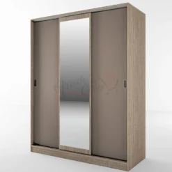 Armadio guardaroba ad ante scorrevoli 150x191 cm AI1006