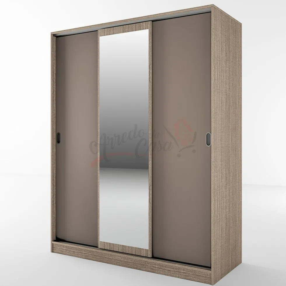 Armadio guardaroba ad ante scorrevoli 150x191 cm AI1006