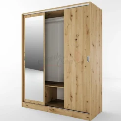 Armadio guardaroba ad ante scorrevoli 150x191 cm AI1006