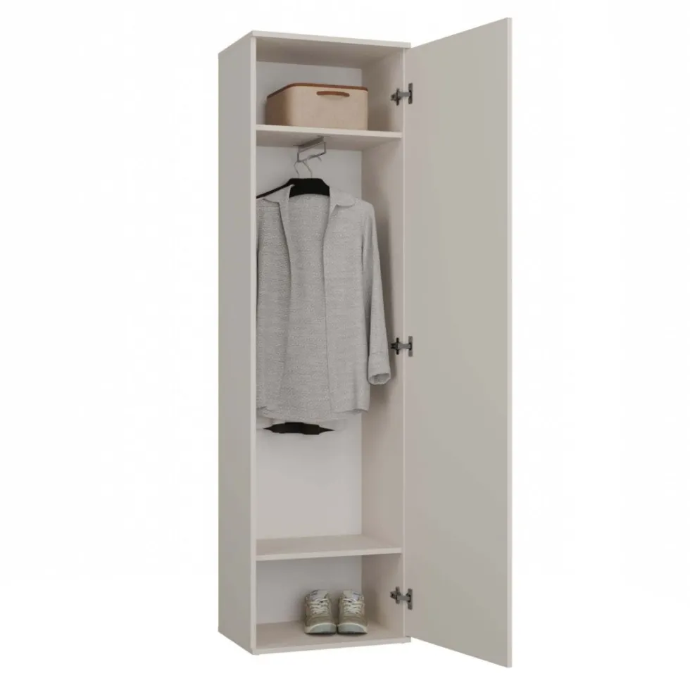 Armadio guardaroba per ingresso beige cashmere MIT4