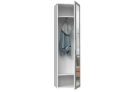 Armadio guardaroba per ingresso bianco MIT4