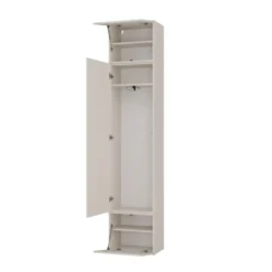 Armadio guardaroba 50x238 cm per ingresso beige cashmere MIT16