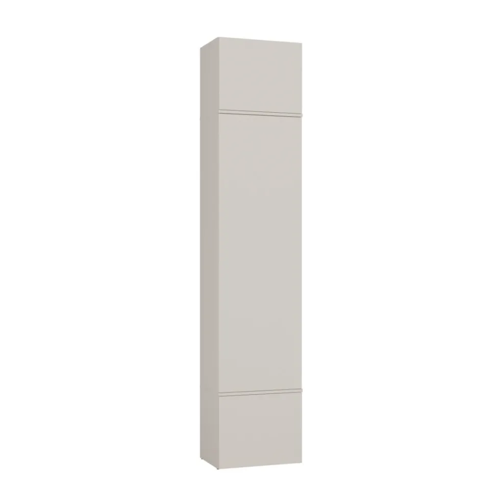 Armadio guardaroba 50x238 cm per ingresso beige cashmere MIT16