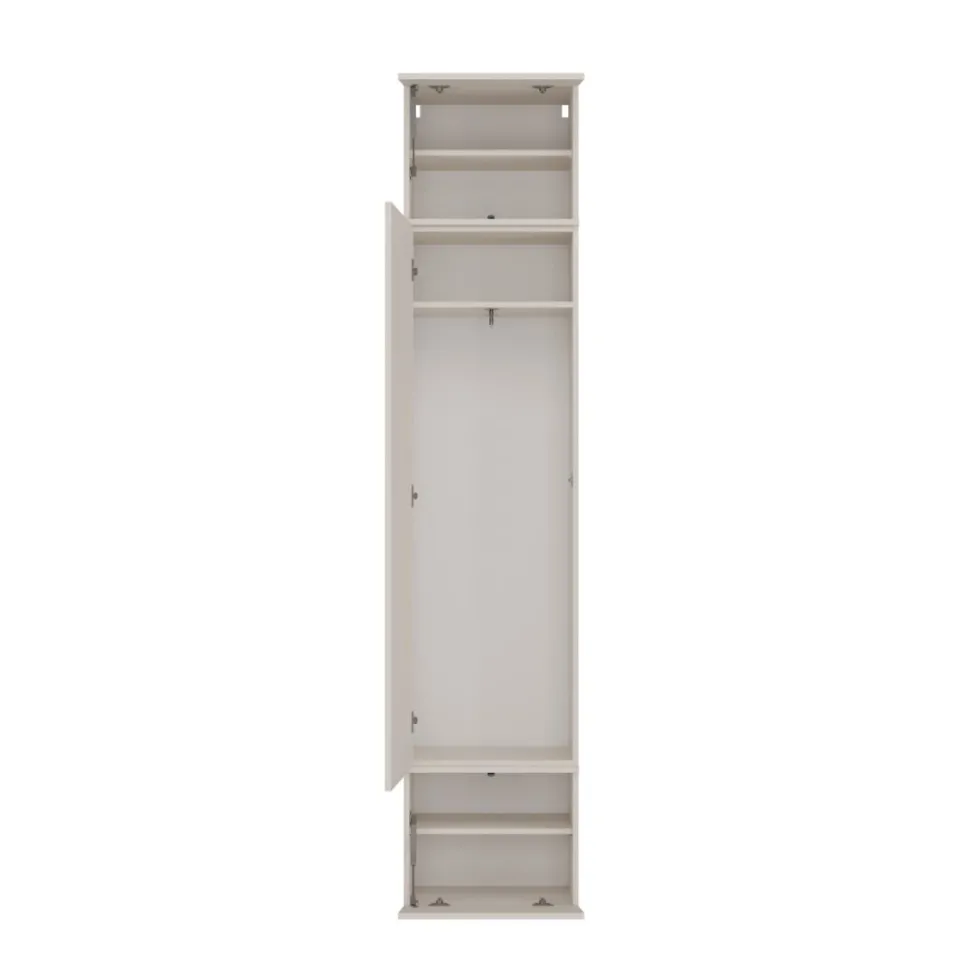 Armadio guardaroba 50x238 cm per ingresso beige cashmere MIT16