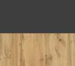 Armadio scarpiera bassa in antracite e rovere naturale ASG5