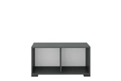 Armadio scarpiera bassa in antracite e rovere naturale ASG5