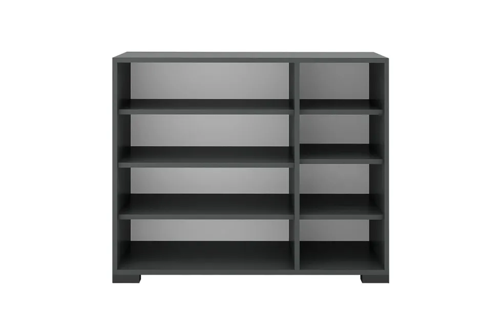 Armadio scarpiera in antracite e rovere naturale ASG4