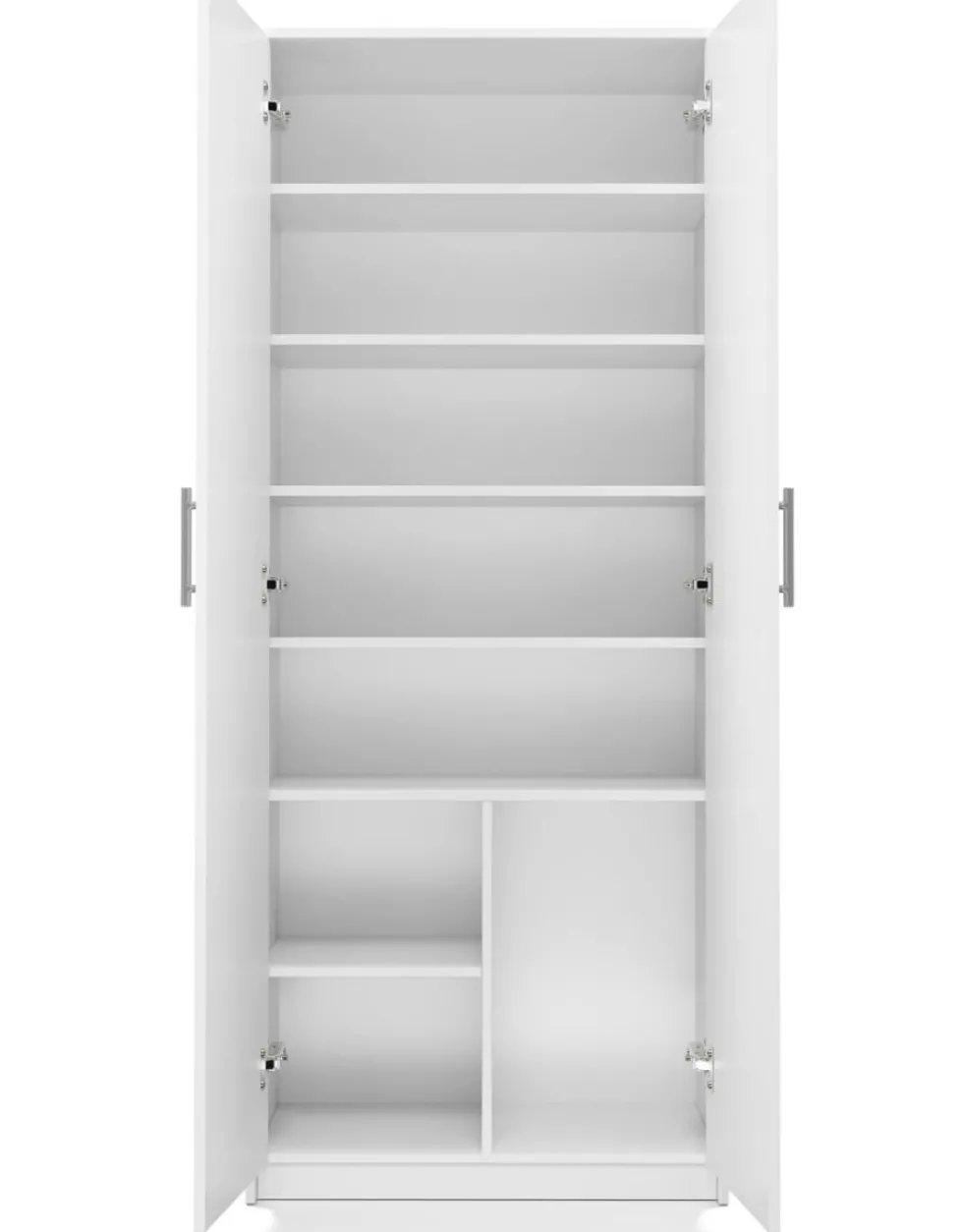 Armadio ufficio moderno 74x180x35 cm bianco AT1