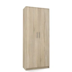 Armadio ufficio moderno 74x180x35 cm rovere chiaro AT1