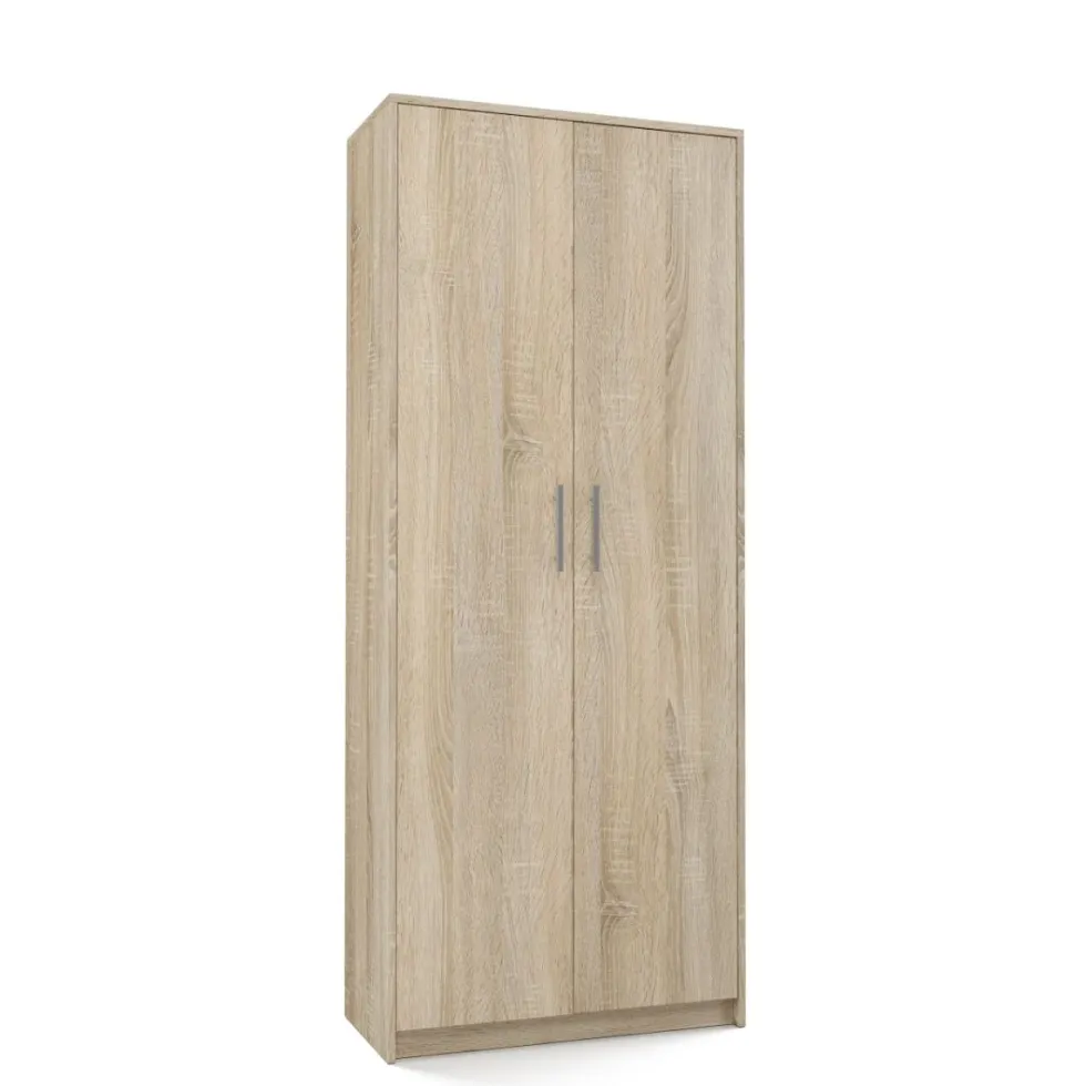 Armadio ufficio moderno 74x180x35 cm rovere chiaro AT1