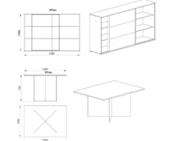 Arredamento per ufficio rovere UI5