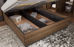 Camera da letto completa antracite e noce CDLI29