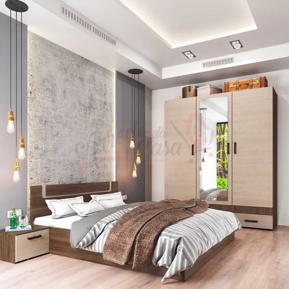 Camera da letto completa beige CDLI7038