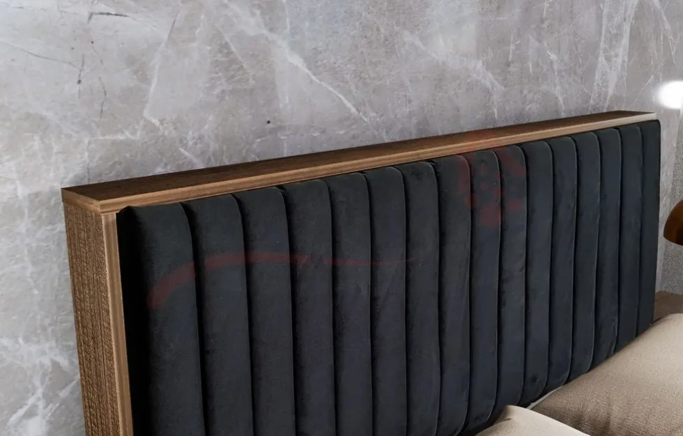 Camera da letto completa legno e antracite CDLI36
