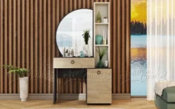 Camera da letto completa moderna 160x200 cm grafite quercia e beige CDLU37