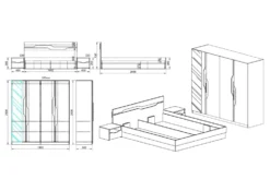 Camera da letto completa rovere CDLI7012