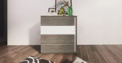 Camera da letto completa rovere e bianco CDLI7009
