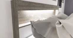Camera da letto completa rovere e bianco CDLI7009