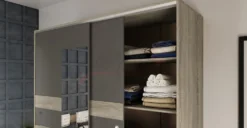 Camera da letto completa rovere/grigio CDLI7024