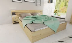 Camera da letto matrimoniale completa 160x200cm colore Rovere CDLI40