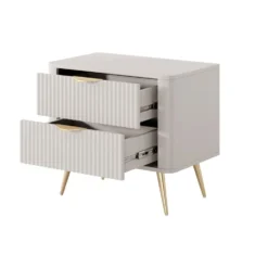 Camera da letto matrimoniale completa moderna beige CDLLK6