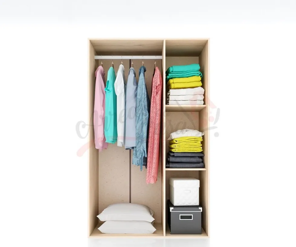 Camera da letto rovere naturale e marrone CDLI24