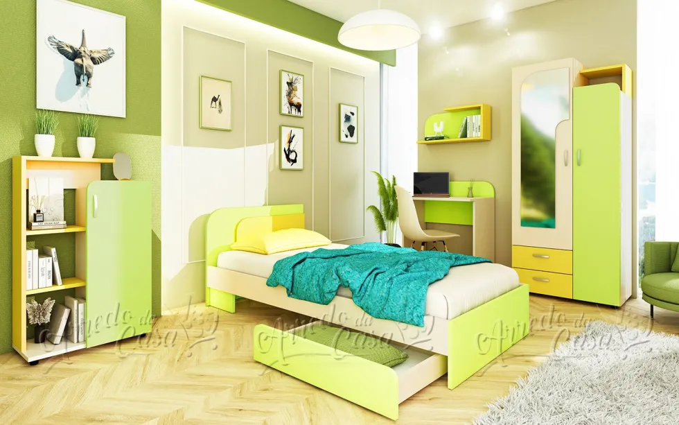 Cameretta bambino design moderno CCU1