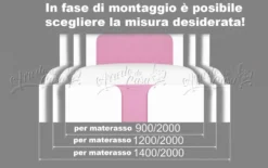 Cameretta completa moderna per ragazzi CCU19