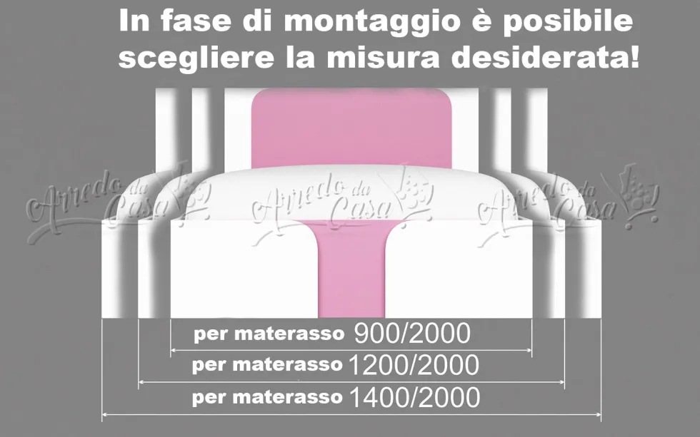 Cameretta completa moderna per ragazzi CCU19