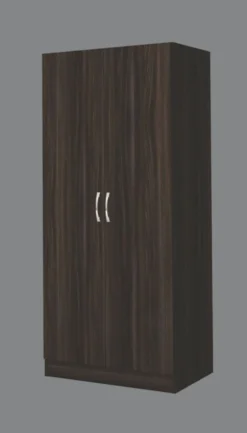 Cameretta completa 82x190 con due letti singoli ad angolo e scrivania wenge CBG7