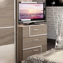 Cassettiera 70 cm moderna rovere CU13