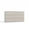Cassettiera moderna con 6 cassetti 138x40x75 cm cashmere CMMT11