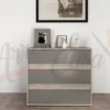 Cassettiera rovere grigio moderna CI1