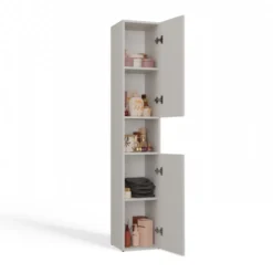 Colonna bagno alta 31x174 con vano a giorno beige cashmere CBT2