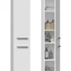 Colonna bagno moderna 31x174 a 2 ante bianco opaco CBT3